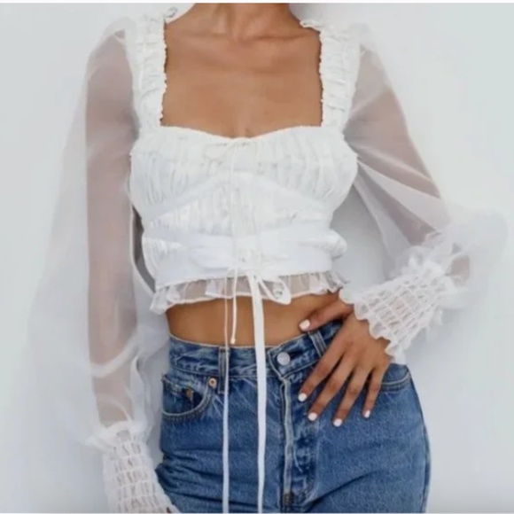 🔥HOST PICK🔥 NWT For Love and Lemons 🍋 Gabrielle Top - Picture 10 of 10
